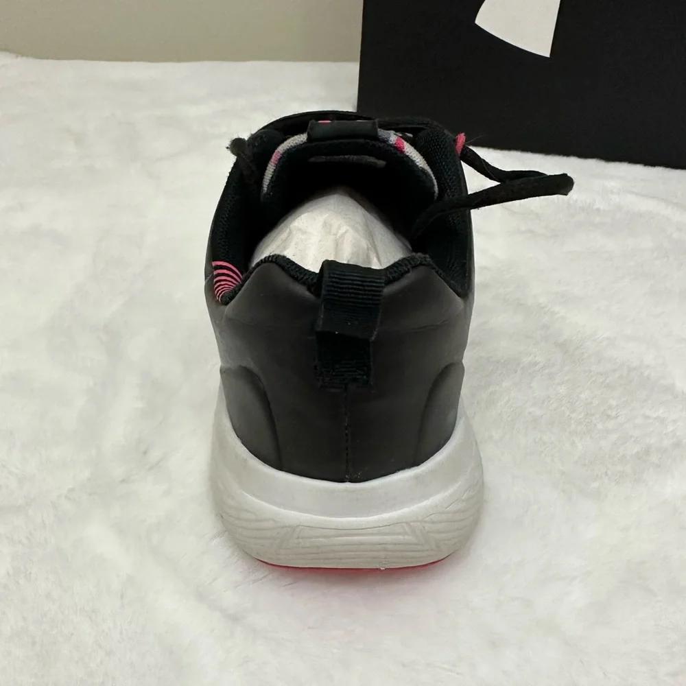 Kids Under Armour GGS Charged Black/Pink Running Shoes - Picture 5 of 13